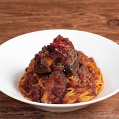 なすの辛口ミートソース