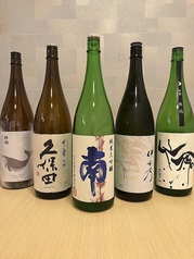 店主こだわり日本酒を豊富にご用意しております！