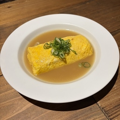 だし巻き玉子 鶏白湯のあんかけ