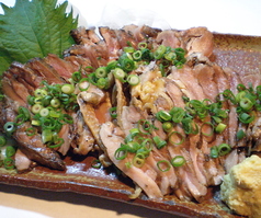 炭火で仕上げたタタキ