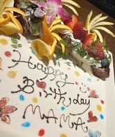 記念日に嬉しいメモリアルケーキ♪