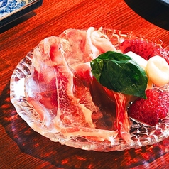生ハム・モッツァレラ・季節の果物
