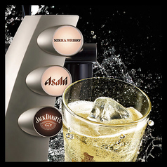 スプラッシュハイボールタワーが放つ強炭酸ハイボール!