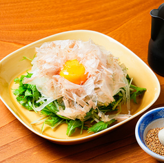 たっぷり削りたて！かつお節の金胡麻サラダ