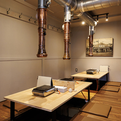 6名掛けの掘りごたつ席♪