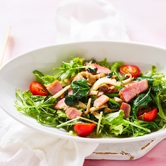 きのことベーコンのバターソテーサラダ