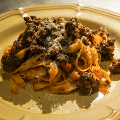 自慢の手打ちパスタ