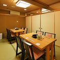 個室テーブル