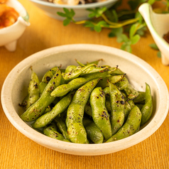 枝豆の炭火炙り