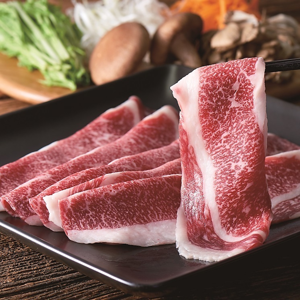 【お肉】温野菜自慢の黒毛和牛！お口いっぱいにひろがる濃厚で深みのある美味しさ♪