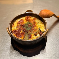 炭焼きさつまいもとベーコングラタン