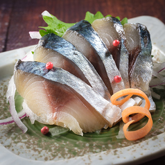 炙りしめ鯖刺身