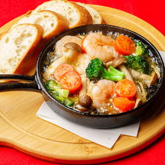 海老のアヒージョ