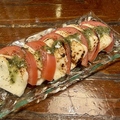 料理メニュー写真&nbsp;焼きトマトとクリームチーズのカプレーゼ