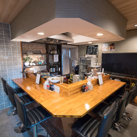 多彩な席でどんなシーンも対応！お一人様から宴会まで◎