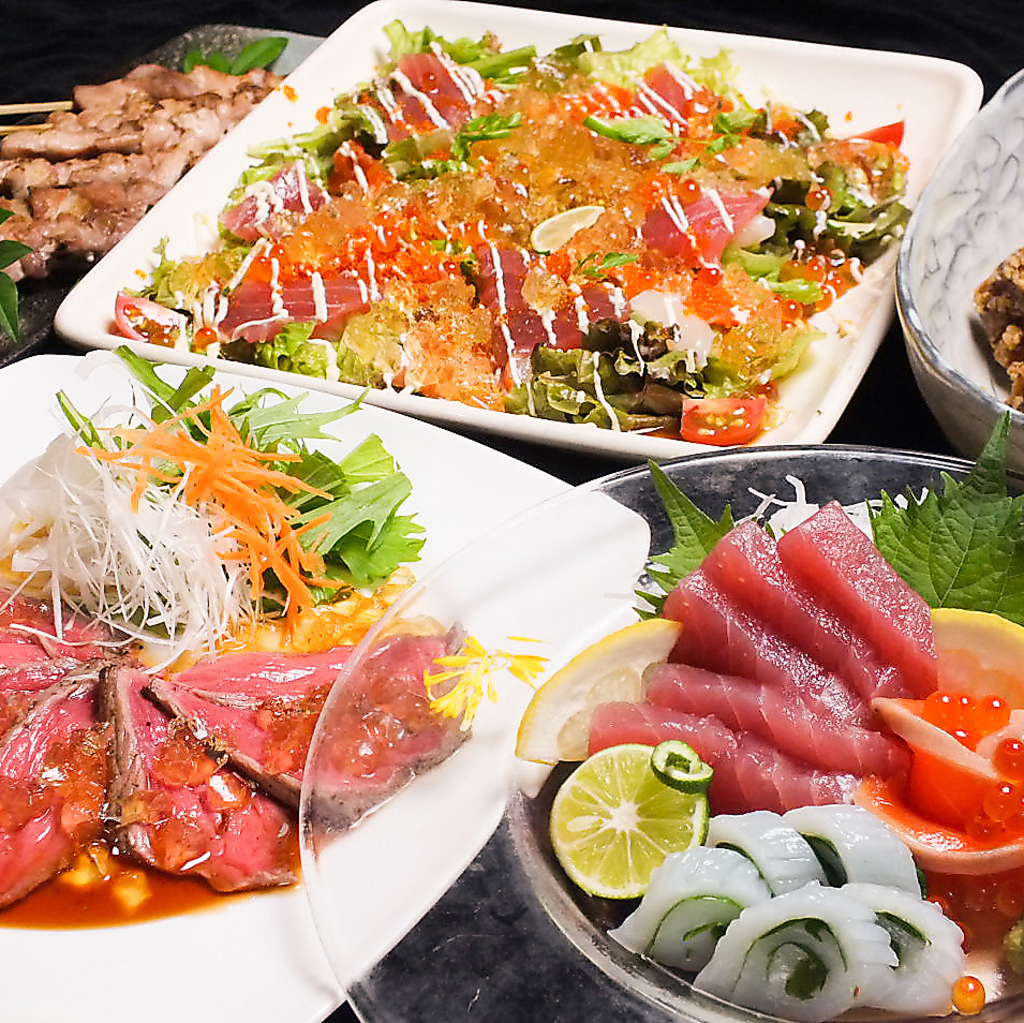 幅広い年代の方で楽しめる茜どきのお料理！旬食材をたっぷり使用してご提供いたします！