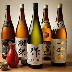 《日本酒×焼酎》充実した飲み放題に各種地酒も御用意！