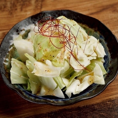 自家製味噌で食べるパリパリキャベツ