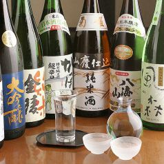 豊富な日本酒☆