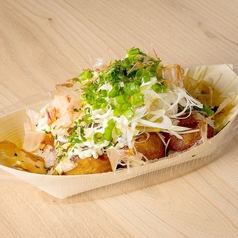 薬味たっぷり！揚げたこ焼き