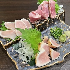 鮮度抜群！絶品「薩摩知覧鶏の鳥刺し」で鶏の旨味を直撃！の写真