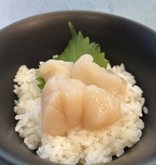 ミニ生ホタテ丼