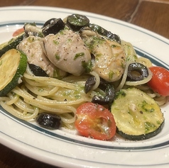 大粒真牡蠣のペペロンチーノ