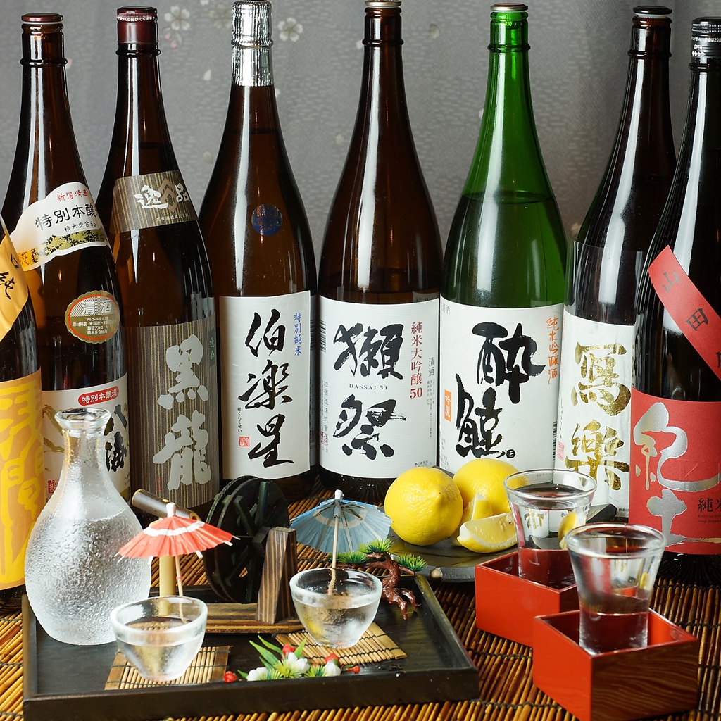 超豊富なお酒達！梅酒・リキュール・日本酒各種取り揃えております！
