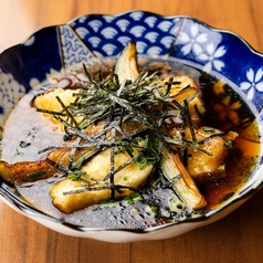 揚げ茄子の香味ダレ