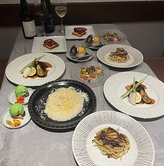 生パスタとサルシッチャのワインバル 大手町厨房のコース写真