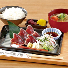 鰹のタタキ定食