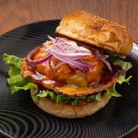 当店自慢！本格ハンバーガー！