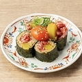 料理メニュー写真&nbsp;キミ(黄身)に決めた！肉たく巻き