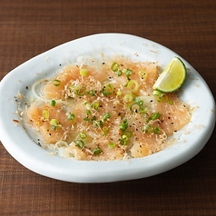 鶏生ハム和風カルパッチョ