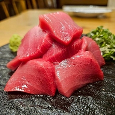 生本まぐろの刺身