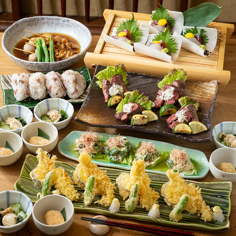 各種宴会、接待に最適なコース・個室をご用意！素材に拘った料理でおもてなし。