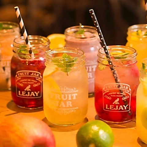 ドリンク100種類以上【飲み放題】ワイン、フルーツジャー、ノンアルカクテルも飲み放題♪