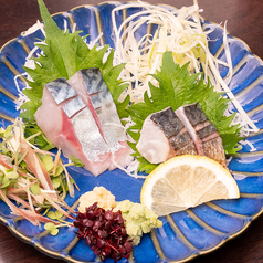 豊後鯖の食べ比べ(4貫)