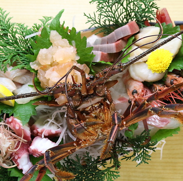 磯魚 イセエビ料理 ふる里のおすすめ料理1