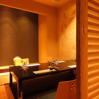 全席完全個室で叶える静寂と上質なひととき