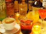 ノンアルコールやちょっと寒い時に嬉しいラテもご用意♪