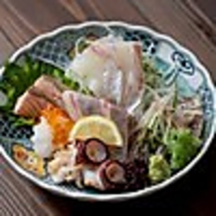 本日のお造り５種盛り合わせ