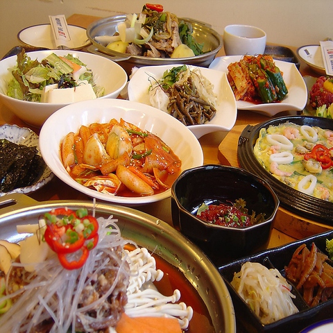 本格韓国料理のコースが多数ございます♪