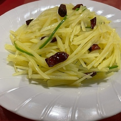 ジャガイモの辛味炒め