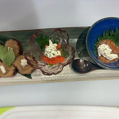 マスカルポーネ三種盛り