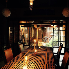 一階のランプの個室