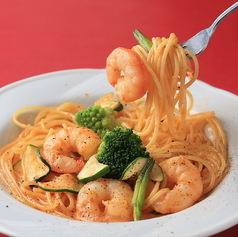 プリプリ海老のトマトクリーム