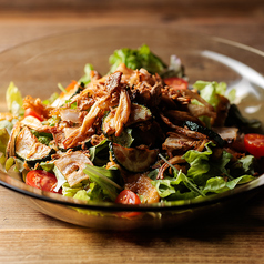 自家製ドレッシングの季節野菜サラダ