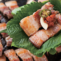 【田原ポーク】サムギョプサルセット