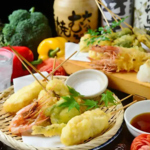 厳選された素材を味わう【本格天ぷらと創作和食】豊富な和モダン個室空間でご賞味下さい。
